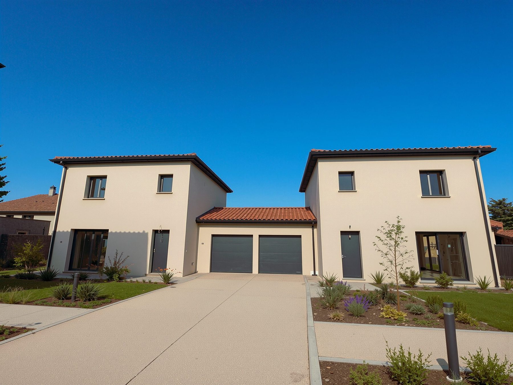Pont-de-Chéruy — 3 maisons à étage · 80 m² · garage 15 m²